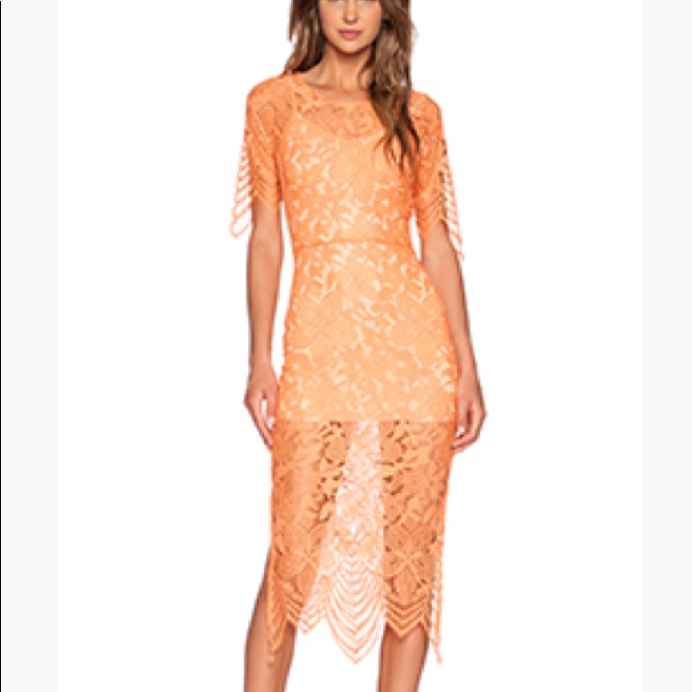 For Love + Lemons Luna Midi Dress